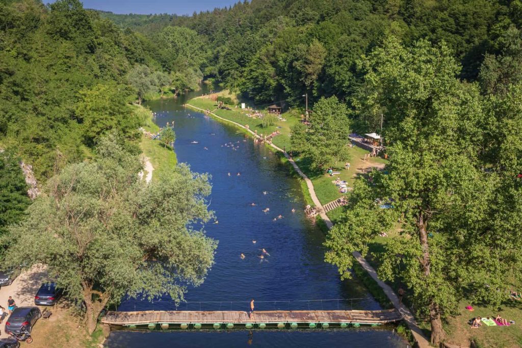 most beautiful river swimming spots in Croatia, rastoke